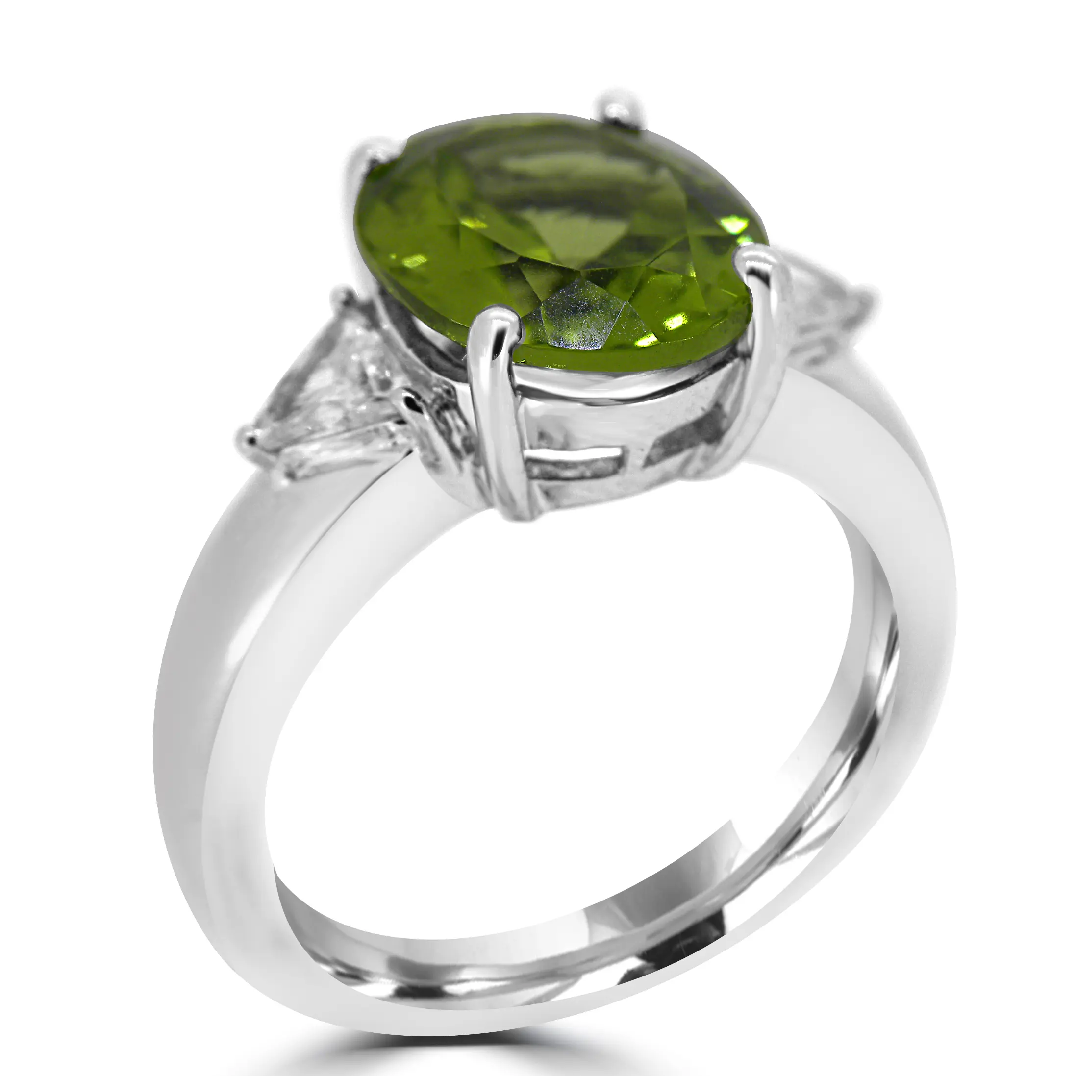 Peridot & Diamond Dress Ring