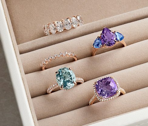 engagement rings, gemstone rings