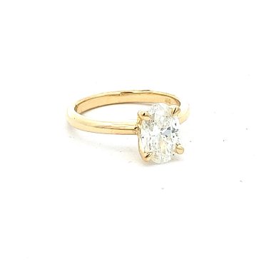 The Signature Oval Engagement Ring
